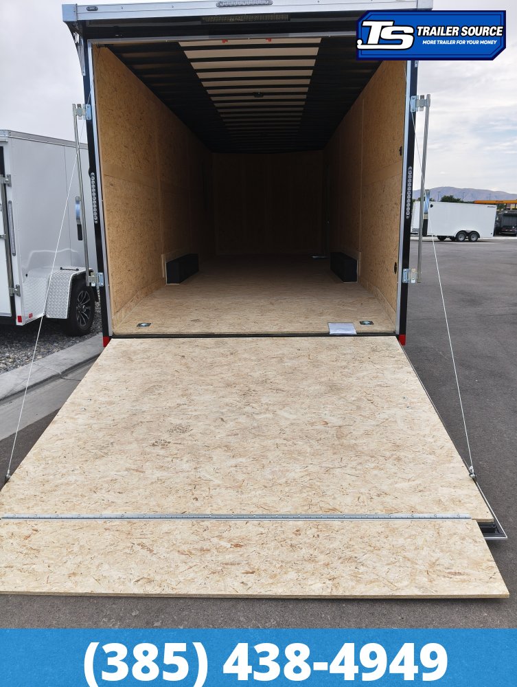 8.5x28 Wells Cargo Road Force Enclosed Cargo Trailer - 7'6" Interior - 12K GVWR - .080 PolyCor, Rear Spoiler w/ Load Lights