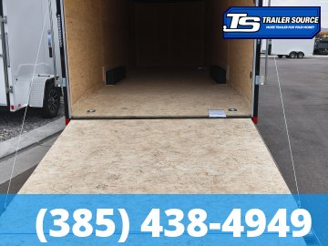 8.5x28 Wells Cargo Road Force Enclosed Cargo Trailer - 7'6" Interior - 12K GVWR - .080 PolyCor, Rear Spoiler w/ Load Lights
