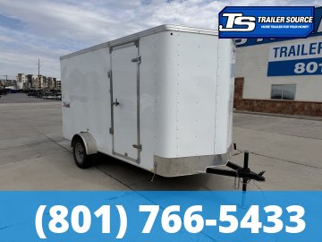 6x12 Mirage Xpress Enclosed Cargo Trailer - 3.5K GVWR - E-Track, Spare Tire