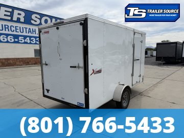 6x12 Mirage Xpress Enclosed Cargo Trailer - 3.5K GVWR - E-Track, Spare Tire