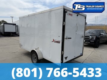 6x12 Mirage Xpress Enclosed Cargo Trailer - 3.5K GVWR - E-Track, Spare Tire