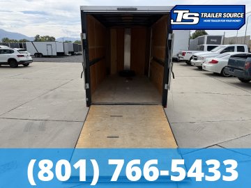 6x12 Mirage Xpress Enclosed Cargo Trailer - 3.5K GVWR - E-Track, Spare Tire