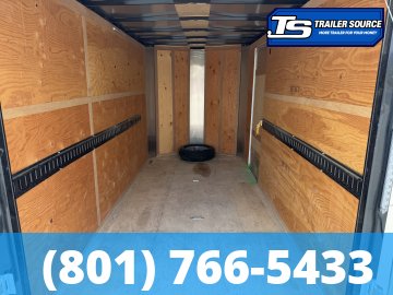 6x12 Mirage Xpress Enclosed Cargo Trailer - 3.5K GVWR - E-Track, Spare Tire