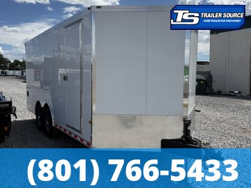 8.5x18 Haulmark Grizzly HD Enclosed Cargo Trailer - 7'0" Interior - 14K GVWR - .080 PolyCor, 12" Cross Member Upgrade, Double 3/4 Floor