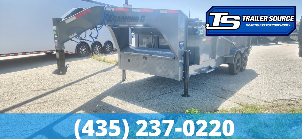 7x16 Diamond C LPT-GN 210 Gooseneck Dump