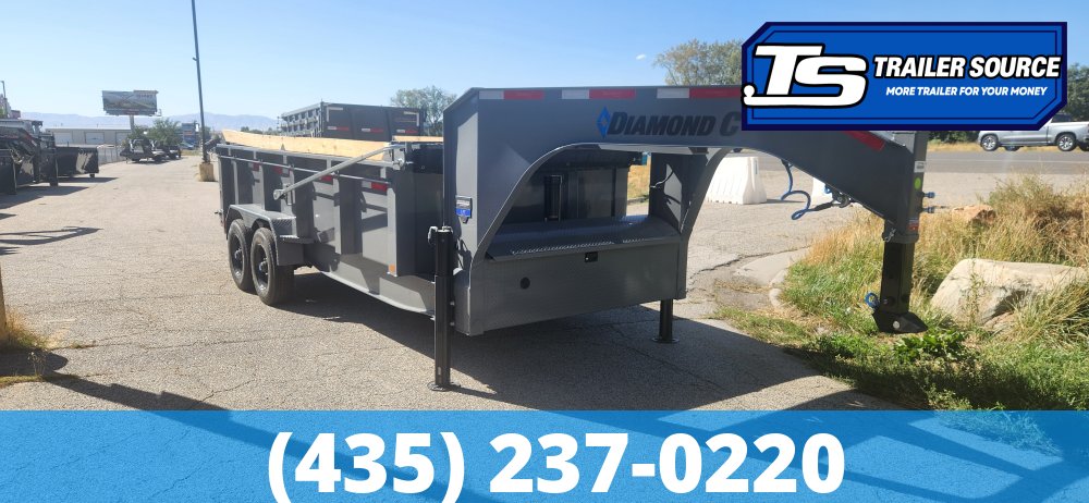 7x16 Diamond C LPT-GN 210 Gooseneck Dump