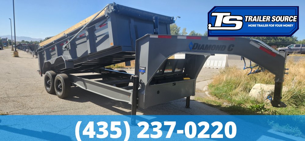 7x16 Diamond C LPT-GN 210 Gooseneck Dump
