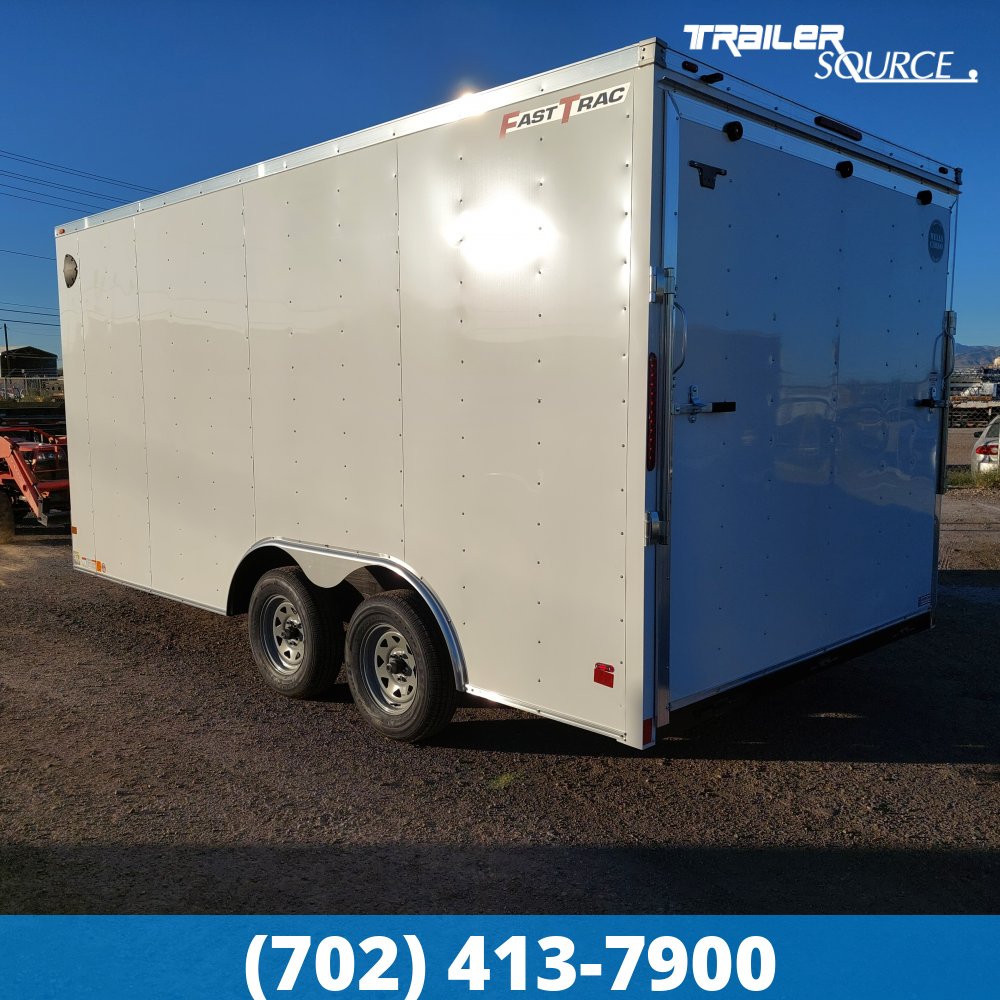 8.5x16 Wells Cargo Fast Trac Deluxe 7'0" Interior Single Axle Enclosed Cargo