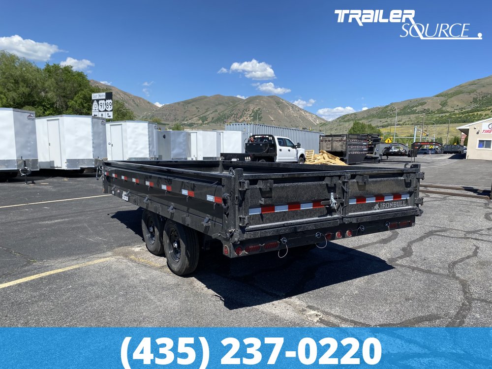 8.5x16 Iron Bull DDP 14K Dump Trailer
