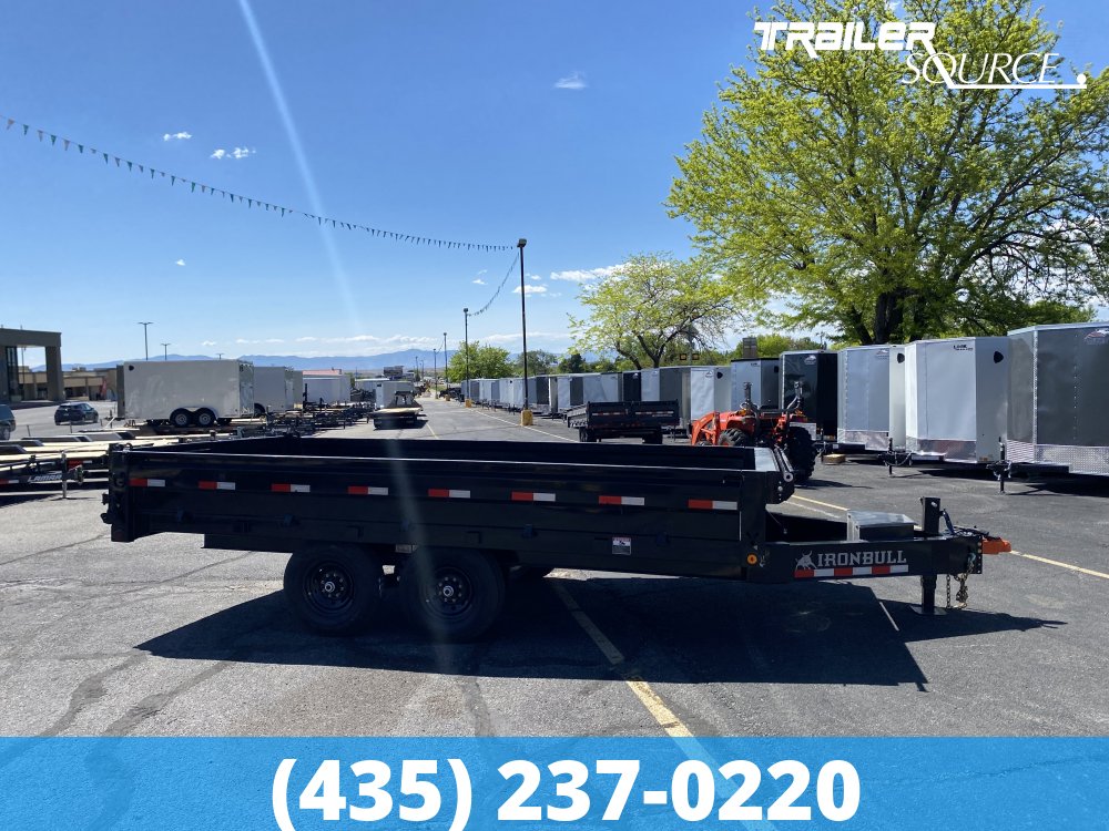 8.5x16 Iron Bull DDP 14K Dump Trailer