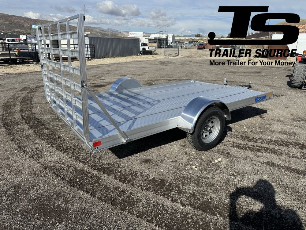7x12 Alcom Flex Haul Utility Utility Trailer - 3.5K GVWR Alloy Wheels
