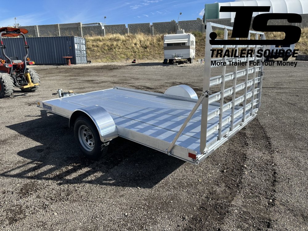 7x12 Alcom Flex Haul Utility Utility Trailer - 3.5K GVWR Alloy Wheels