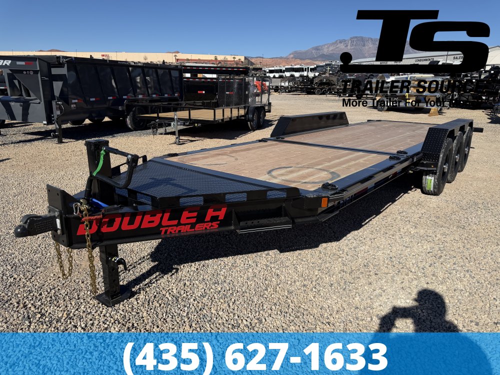 7x24 Double A Pro Series CT Tilt Trailer - 23K GVWR - Torsion Axles