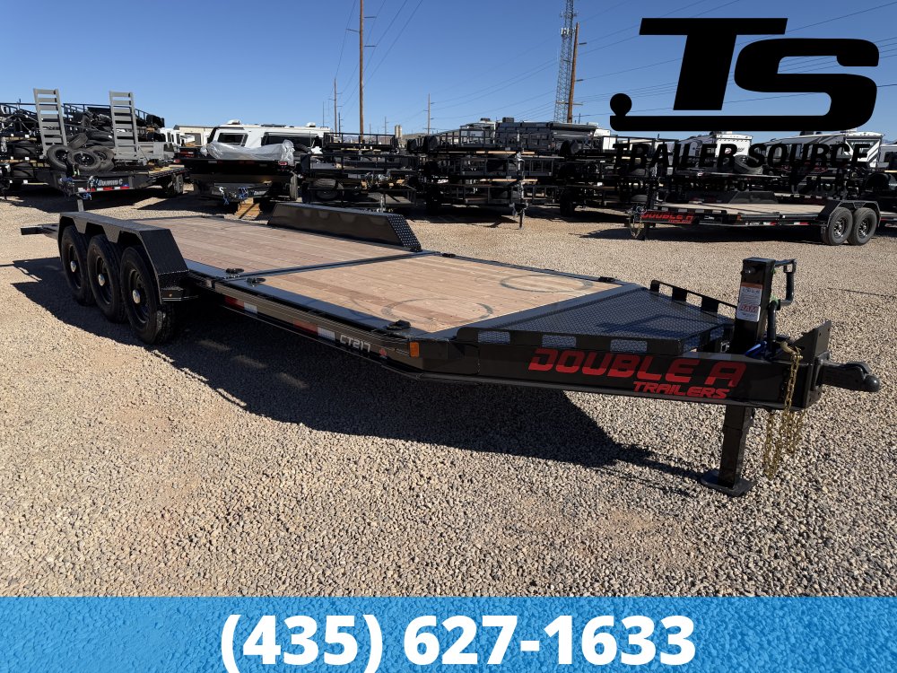 7x24 Double A Pro Series CT Tilt Trailer - 23K GVWR - Torsion Axles