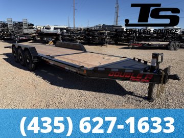 7x24 Double A Pro Series CT Tilt Trailer - 23K GVWR - Torsion Axles