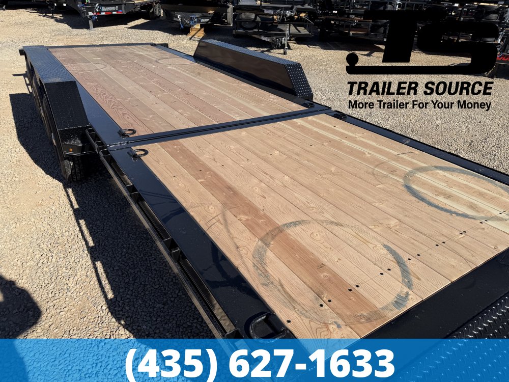 7x24 Double A Pro Series CT Tilt Trailer - 23K GVWR - Torsion Axles