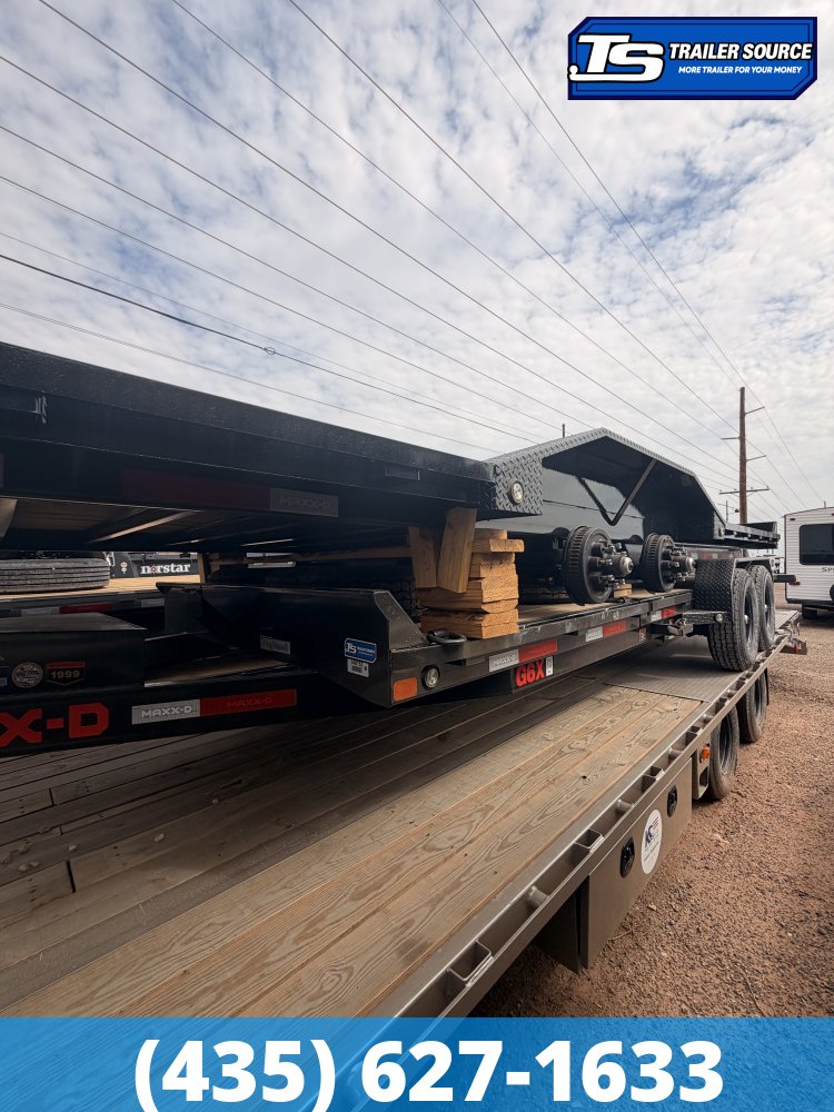 8.5x24 Maxx-D T6X Wide Body w/ Drive Over Fenders Power Tilt Trailer - 14K GVWR - D-Rings, Winch Plate