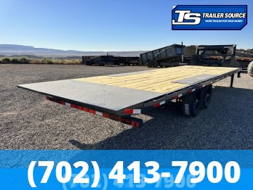 8.5x26 Lamar FA Gooseneck Deckover Tilt Trailer - 14K GVWR -
