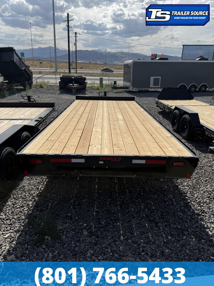 8.5x24 Double A Pro Series HB Deckover Equipment Trailer - 15.4K GVWR -