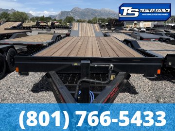 8.5x24 Double A Pro Series HB Deckover Equipment Trailer - 15.4K GVWR -