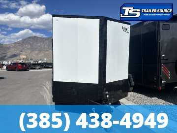 8.5x16 Look Element SE Enclosed Cargo Trailer - 7'6" Interior - 10K GVWR - .080 PolyCor, Black Out Package, Drive Over Wheel Boxes, Rear Spoiler w/ Load Lights