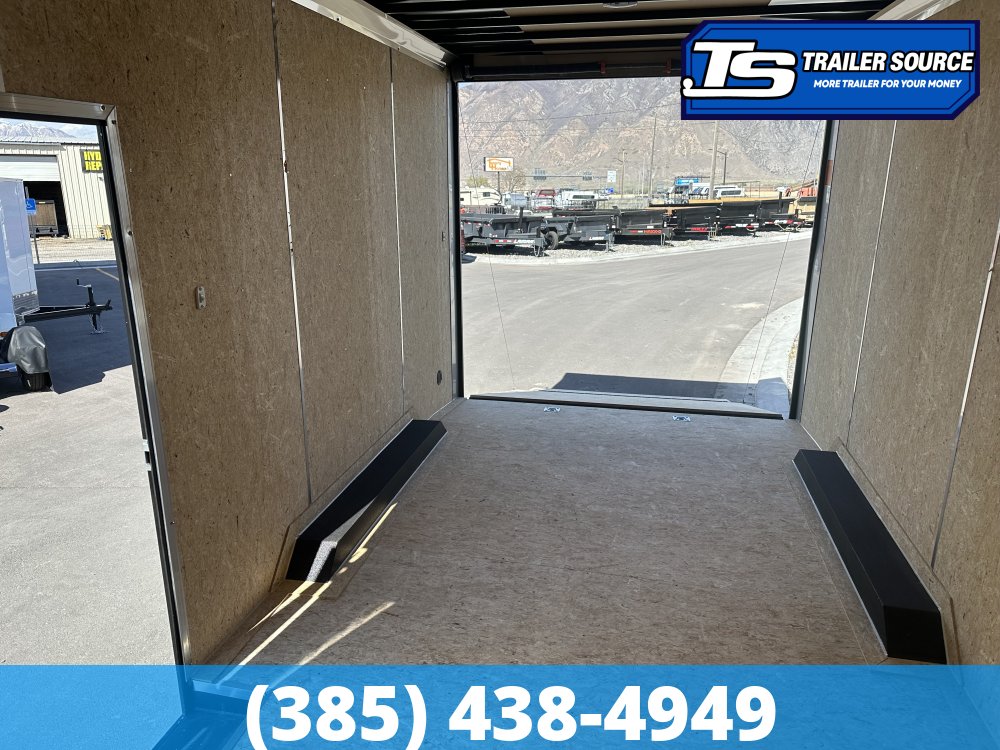 8.5x16 Look Element SE Enclosed Cargo Trailer - 7'6" Interior - 10K GVWR - .080 PolyCor, Black Out Package, Drive Over Wheel Boxes, Rear Spoiler w/ Load Lights