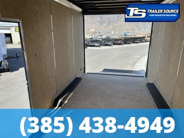 8.5x16 Look Element SE Enclosed Cargo Trailer - 7'6" Interior - 10K GVWR - .080 PolyCor, Black Out Package, Drive Over Wheel Boxes, Rear Spoiler w/ Load Lights