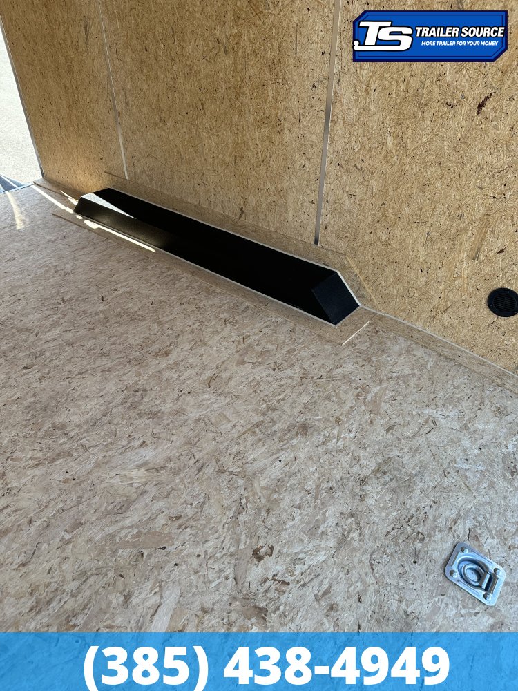 8.5x16 Look Element SE Enclosed Cargo Trailer - 7'6" Interior - 10K GVWR - .080 PolyCor, Black Out Package, Drive Over Wheel Boxes, Rear Spoiler w/ Load Lights