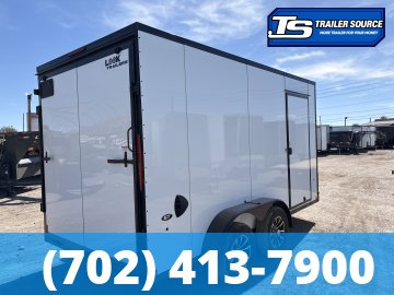 7x14 Look ST DLX Enclosed Cargo Trailer - 7'0" Interior - 7K GVWR - .080 PolyCor, 16" Cross Member Upgrade, Alloy Wheels