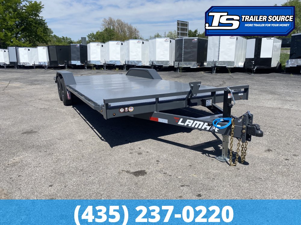 8.5x22 Lamar CC Wide Body w/ Drive Over Fenders Flatbed Car Hauler