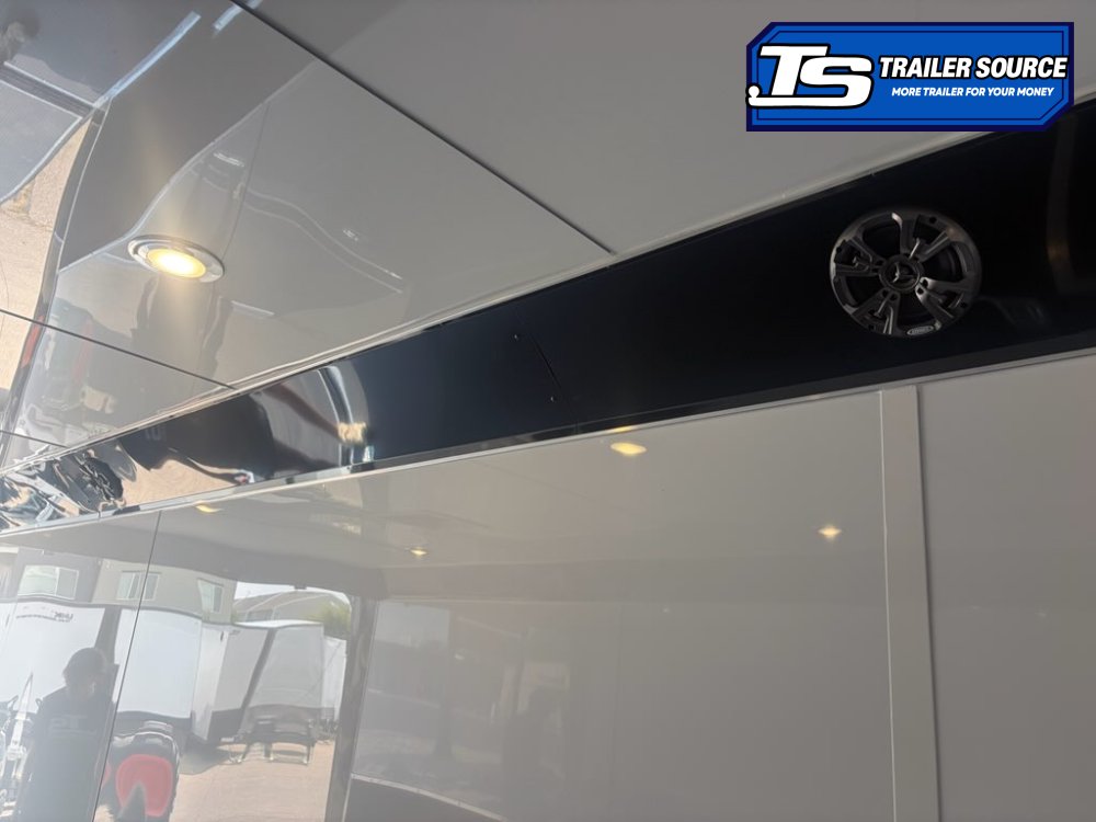 8.5x24 Haulmark Edge Sportsman Pkg Enclosed Car Hauler Trailer - 7'10" Interior - 12K GVWR -