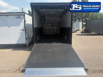 8.5x24 Haulmark Edge Sportsman Pkg Enclosed Car Hauler Trailer - 7'10" Interior - 12K GVWR -
