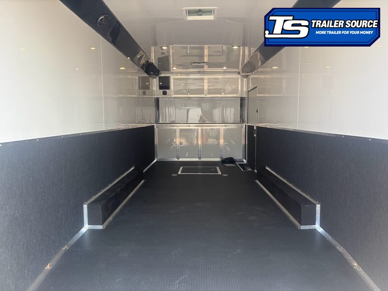 8.5x24 Haulmark Edge Sportsman Pkg Enclosed Car Hauler Trailer - 7'10" Interior - 12K GVWR -