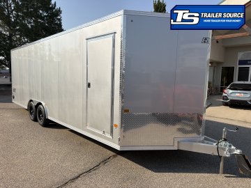 8.5x24 Alcom Aluminum EZ Hauler XLT Auto Trailer - 7'0" Interior - 10K GVWR -