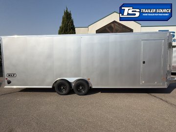 8.5x24 Alcom Aluminum EZ Hauler XLT Auto Trailer - 7'0" Interior - 10K GVWR -