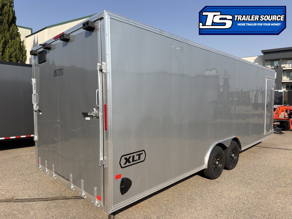 8.5x24 Alcom Aluminum EZ Hauler XLT Auto Trailer - 7'0" Interior - 10K GVWR -