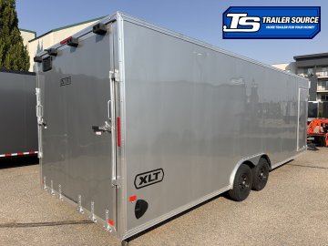 8.5x24 Alcom Aluminum EZ Hauler XLT Auto Trailer - 7'0" Interior - 10K GVWR -