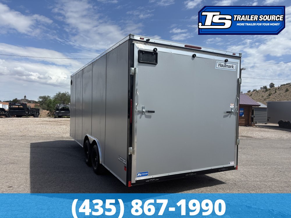 8.5x20 Haulmark Passport DELUXE Enclosed Cargo Trailer - 7'6" Interior - 10K GVWR - .080 PolyCor, Dovetail