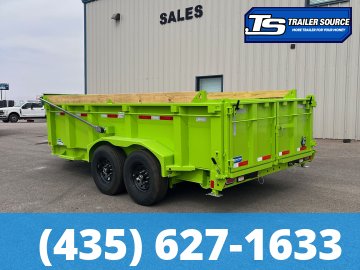 7x14 Diamond C LPT 207 Pacesetter Pkg Dump Trailer - 32" Sides - 14K GVWR -