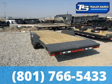 7x24 Lamar CC Flatbed Car Hauler Trailer - 10K GVWR -
