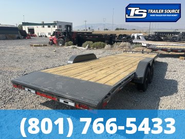 7x24 Lamar CC Flatbed Car Hauler Trailer - 10K GVWR -