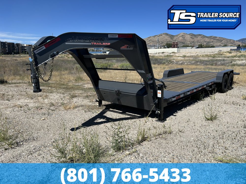 7x26 Horizon ETZ Gooseneck Tilt Trailer - 15.7K GVWR -
