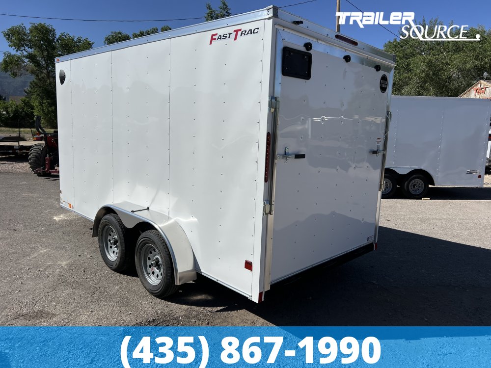 7x14 Wells Cargo FastTrac 7'0" Interior 7K Tandem Axle Enclosed Cargo