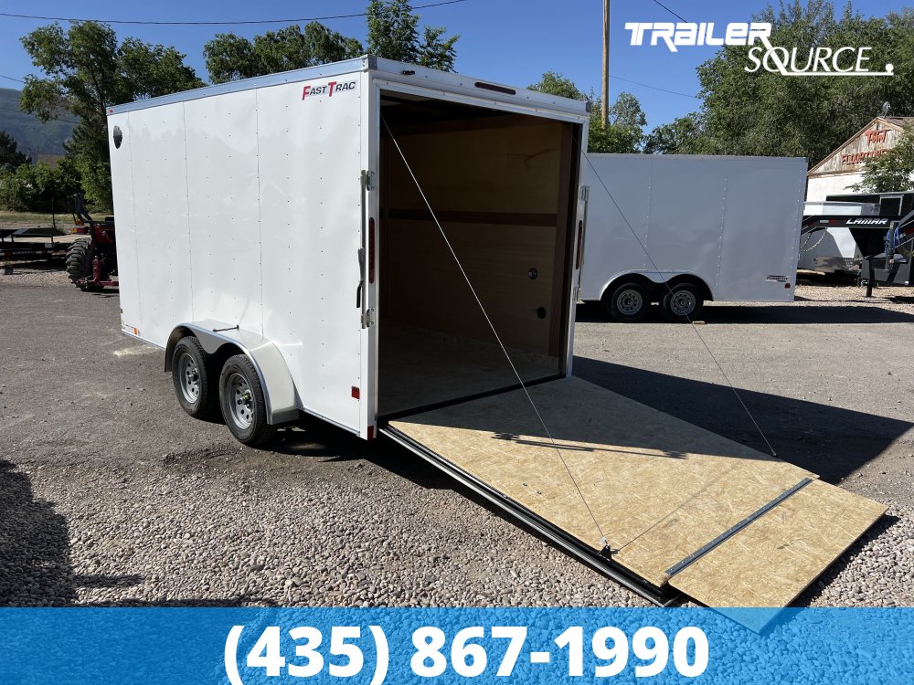 7x14 Wells Cargo FastTrac 7'0" Interior 7K Tandem Axle Enclosed Cargo