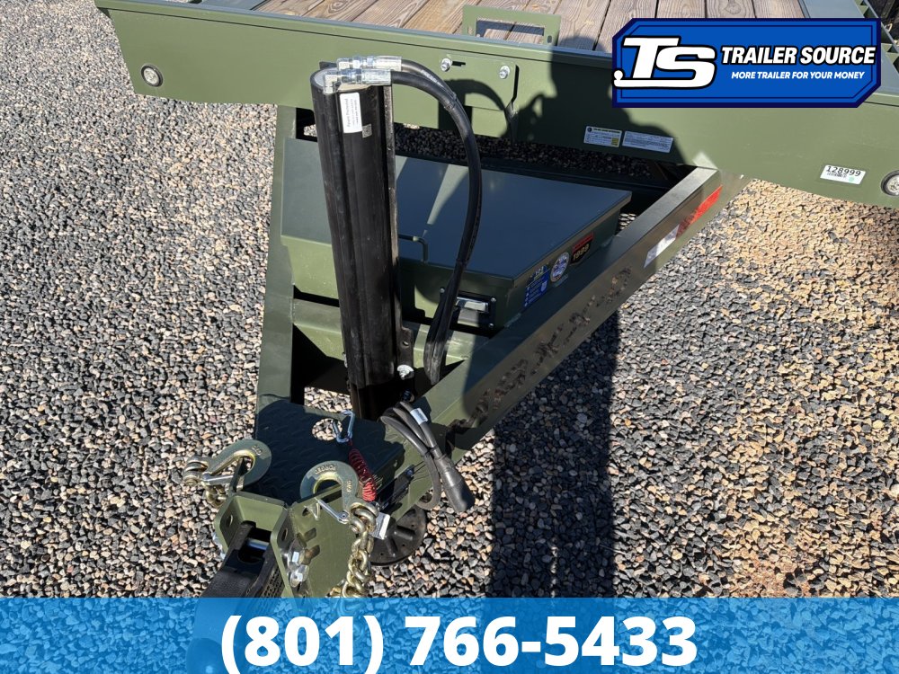 8.5x24 Maxx-D T8X Power Tilt Trailer -  17.5K GVWR - Hydraulic Jack(s)