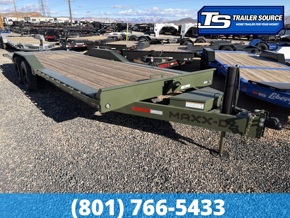 8.5x24 Maxx-D T8X Power Tilt Trailer -  17.5K GVWR - Hydraulic Jack(s)