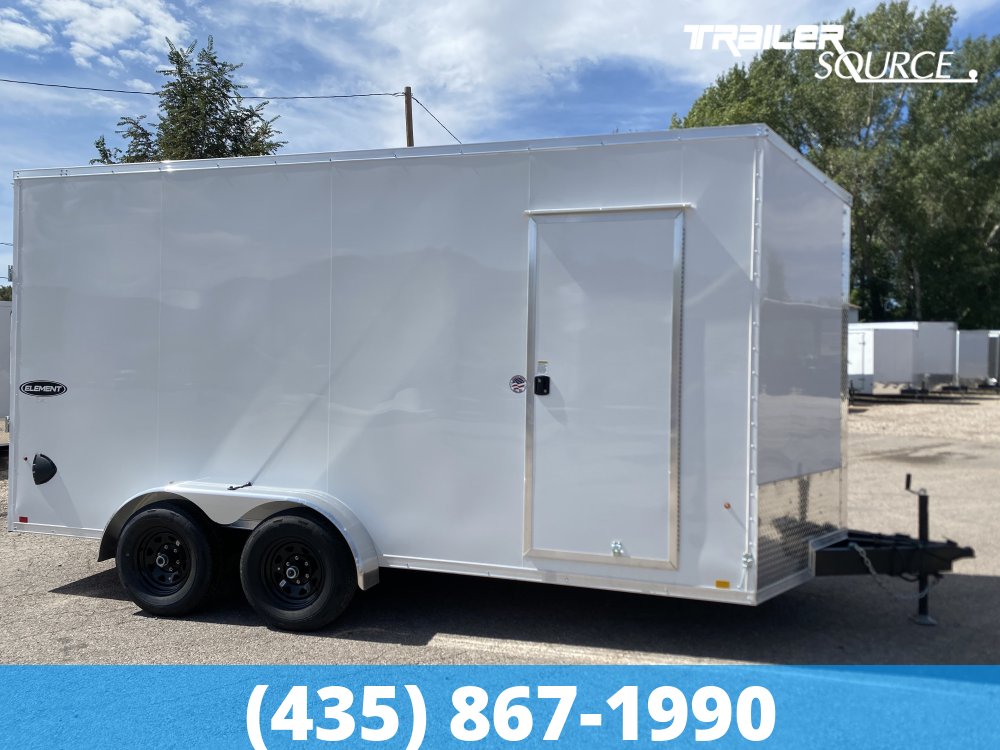 7x16 Look Element SE 7'6" Interior 10K Tandem Axle Enclosed Cargo
