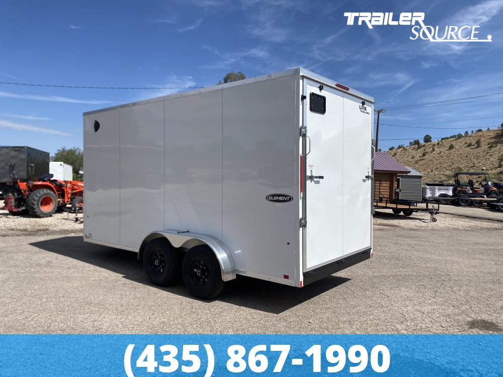7x16 Look Element SE 7'6" Interior 10K Tandem Axle Enclosed Cargo