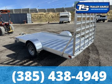 7x12 Alcom FlexHaul Aluminum Trailer -  Interior - 3.5K GVWR -