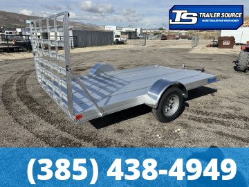 7x12 Alcom FlexHaul Aluminum Trailer -  Interior - 3.5K GVWR -